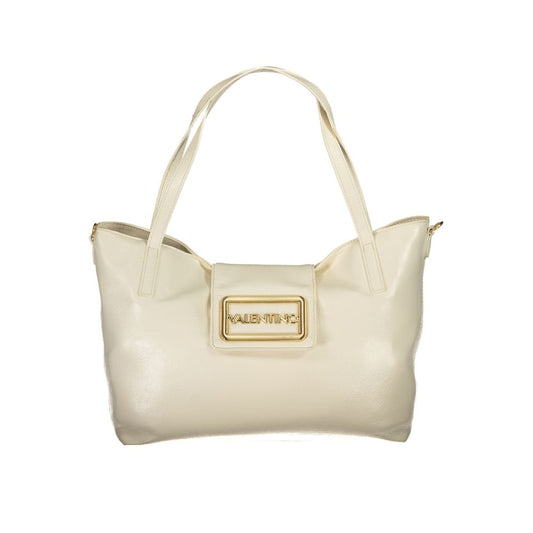 Mario Valentino Beige Polyethylen Frauen Handtasche