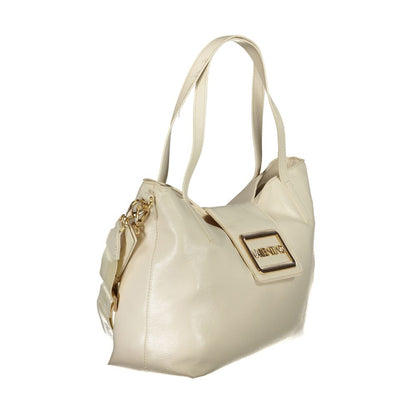 Mario Valentino Beige Polyethylen Frauen Handtasche