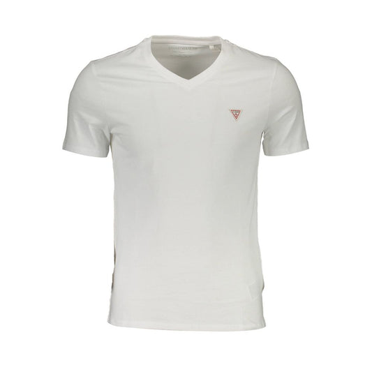 Guess Jeans Weißes T-Shirt aus Bio-Baumwolle für Männer