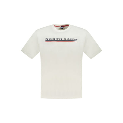 North Sails Weißes Baumwolle Männer T-Shirt