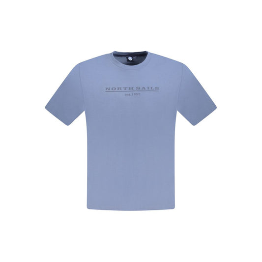 North Sails Blau Baumwolle Männer T-Shirt