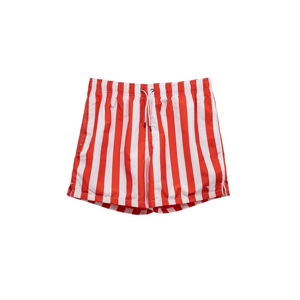 Emporio Armani Rote Polyester-Badebekleidung
