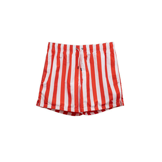 Emporio Armani Rote Polyester-Badebekleidung