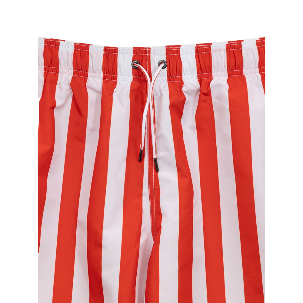 Emporio Armani Rote Polyester-Badebekleidung