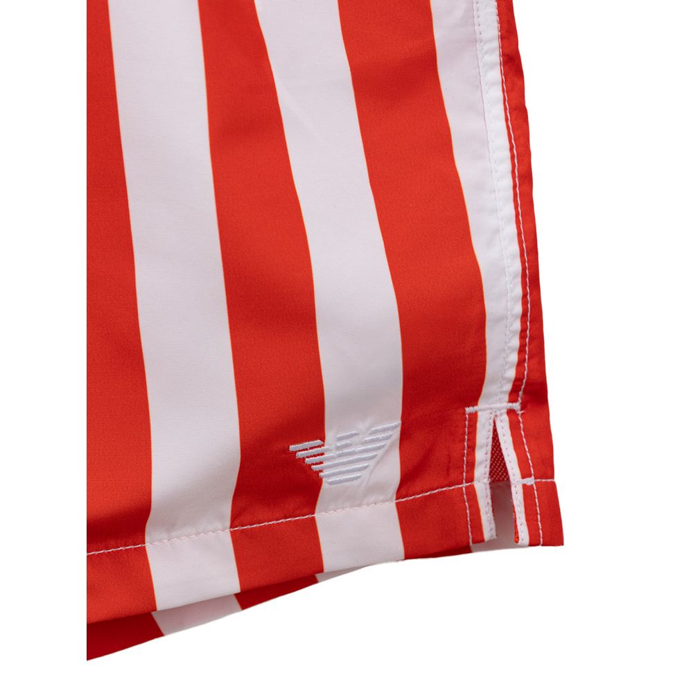 Emporio Armani Rote Polyester-Badebekleidung