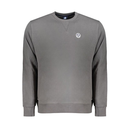 North Sails Grauer Baumwollpullover für Männer
