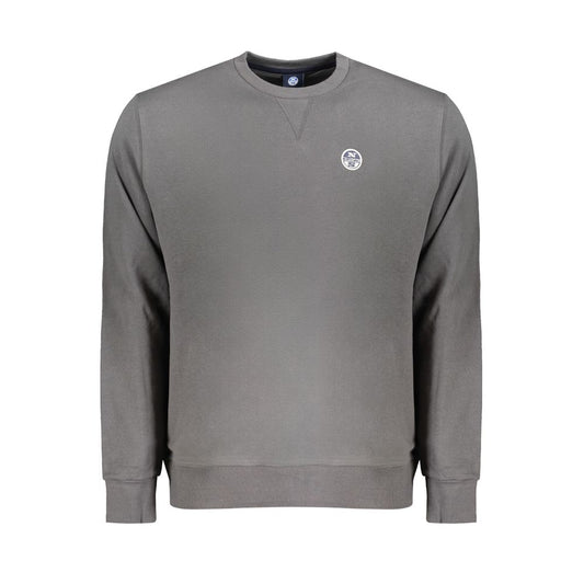 North Sails Grauer Baumwollpullover für Männer