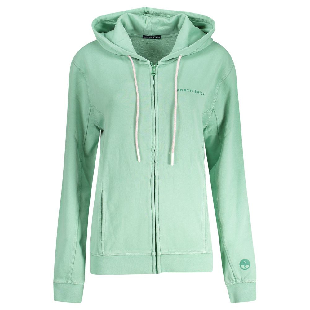 North Sails Grüner Baumwollpullover für Frauen