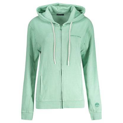 North Sails Grüner Baumwollpullover für Frauen
