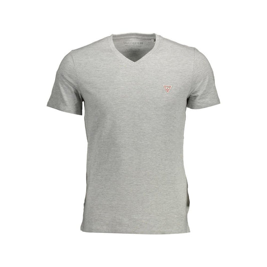 Guess Jeans Braunes Bio-Baumwoll-T-Shirt für Männer