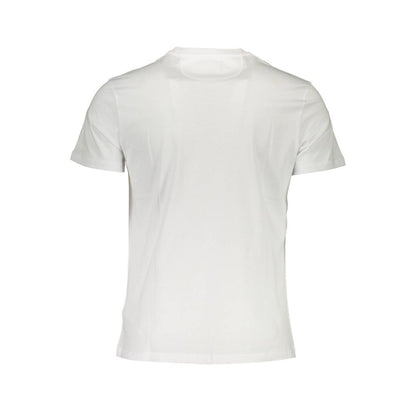 La Martina Weißes Baumwolle Männer T-Shirt