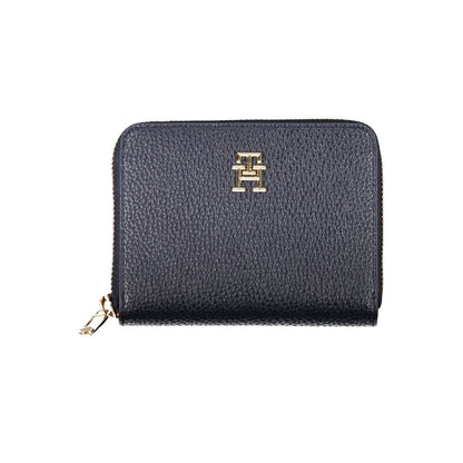 Tommy Hilfiger Blaue Polyethylen Geldbörse für Frauen