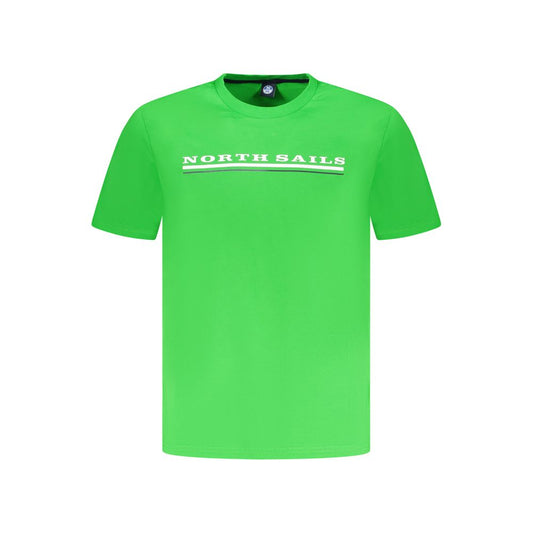 North Sails Grünes Baumwolle Männer T-Shirt