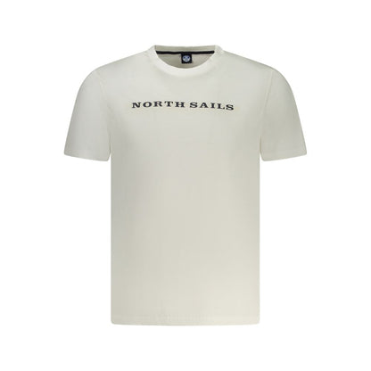 North Sails Weißes Baumwolle Männer T-Shirt