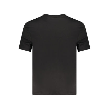 Hugo Boss Schwarzes Baumwolle Männer T-Shirt