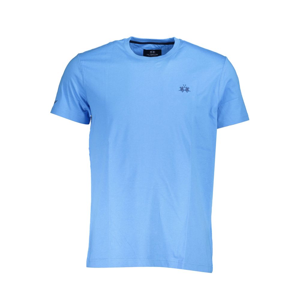 La Martina Blau Baumwolle Männer T-Shirt