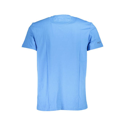 La Martina Blau Baumwolle Männer T-Shirt
