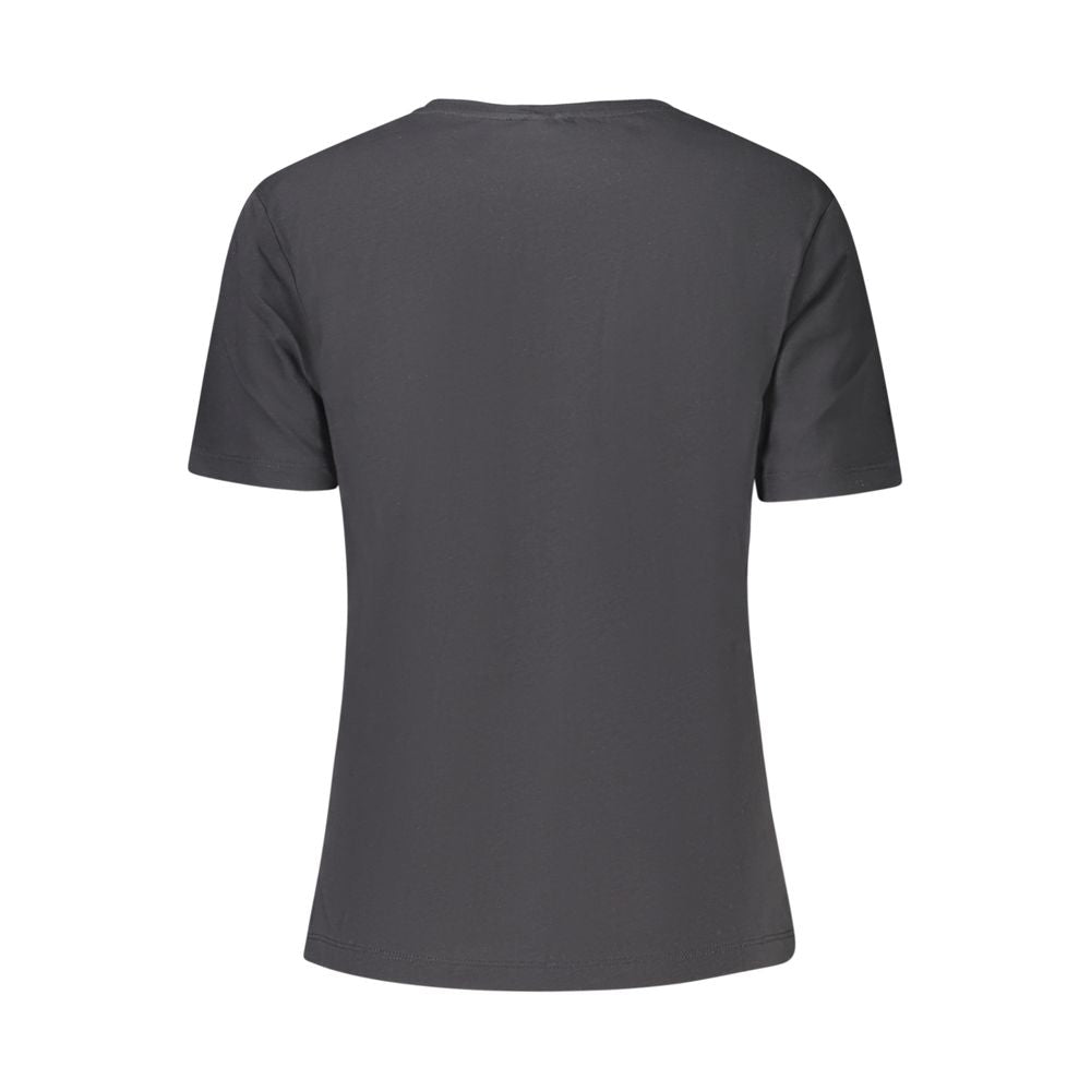 North Sails Schwarzes Baumwoll-T-Shirt für Frauen