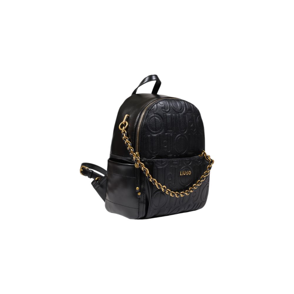 Liu Jo Schwarzer Polyethylen-Rucksack