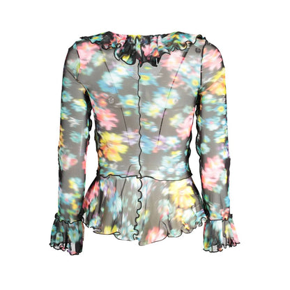 Desigual Schwarzes Polyester T-Shirt für Frauen