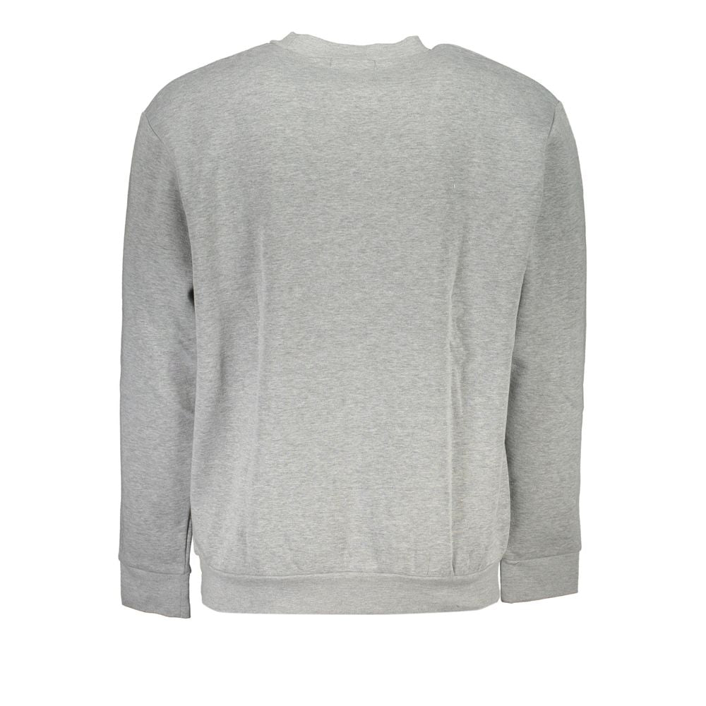 Cavalli Class Grauer Baumwollpullover für Männer