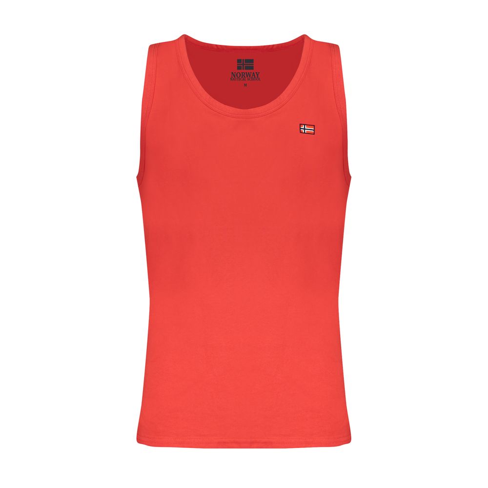 Norway 1963 Rotes Baumwolle Männer Tank Top