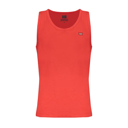 Norway 1963 Rotes Baumwolle Männer Tank Top