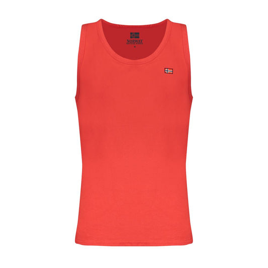Norway 1963 Rotes Baumwolle Männer Tank Top