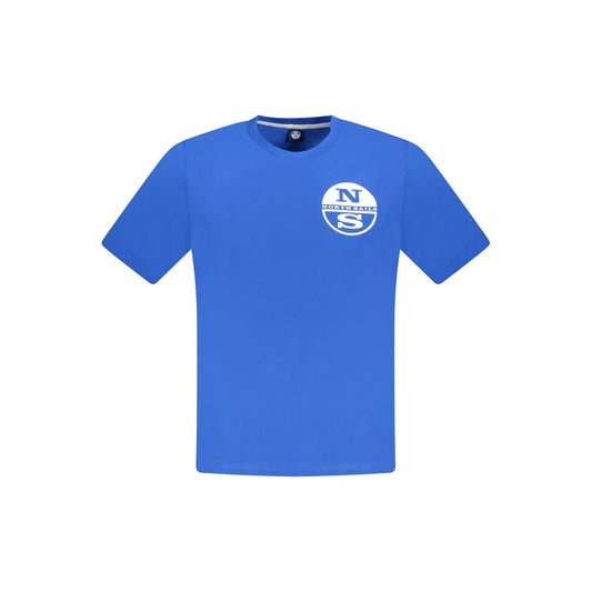 North Sails Blau Baumwolle Männer T-Shirt