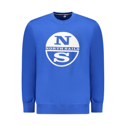 North Sails Blauer Baumwollpullover für Männer