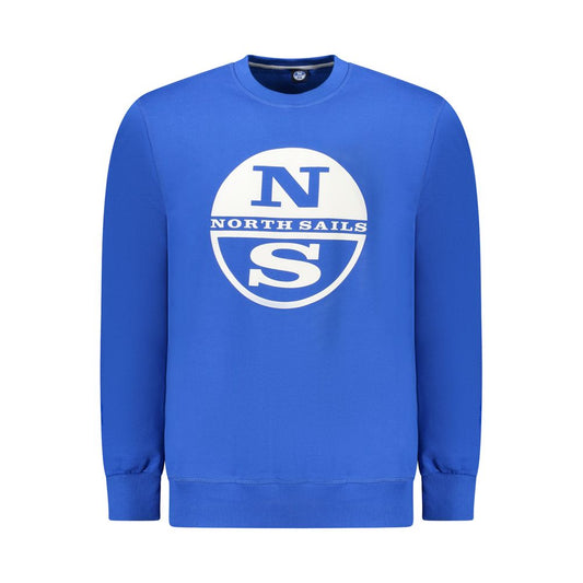 North Sails Blauer Baumwollpullover für Männer