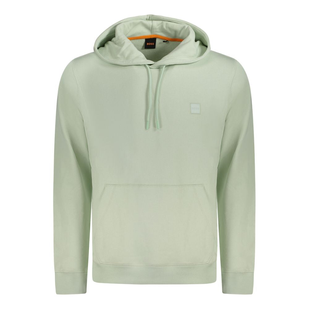 Hugo Boss Grüner Baumwollpullover für Männer