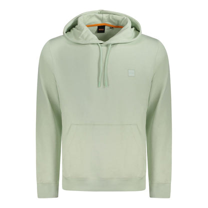 Hugo Boss Grüner Baumwollpullover für Männer