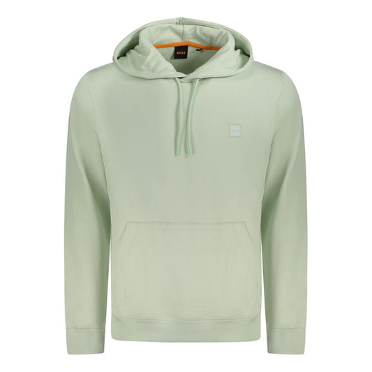 Hugo Boss Grüner Baumwollpullover für Männer