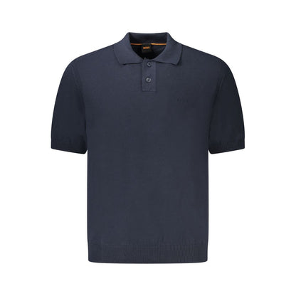 Hugo Boss Blauer Baumwollpullover