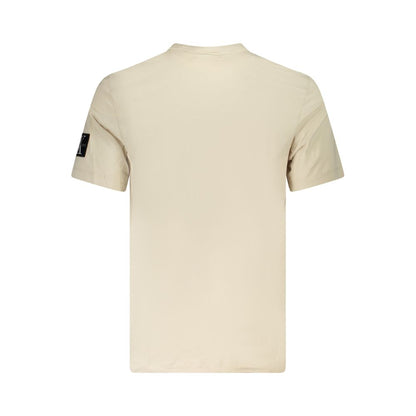 Calvin Klein Beige Baumwolle Männer T-Shirt