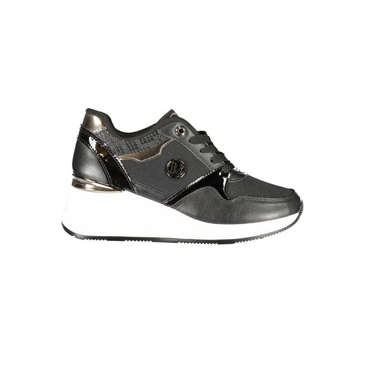 Laura Biagiotti Schwarzer Synthetik Damen Sneaker