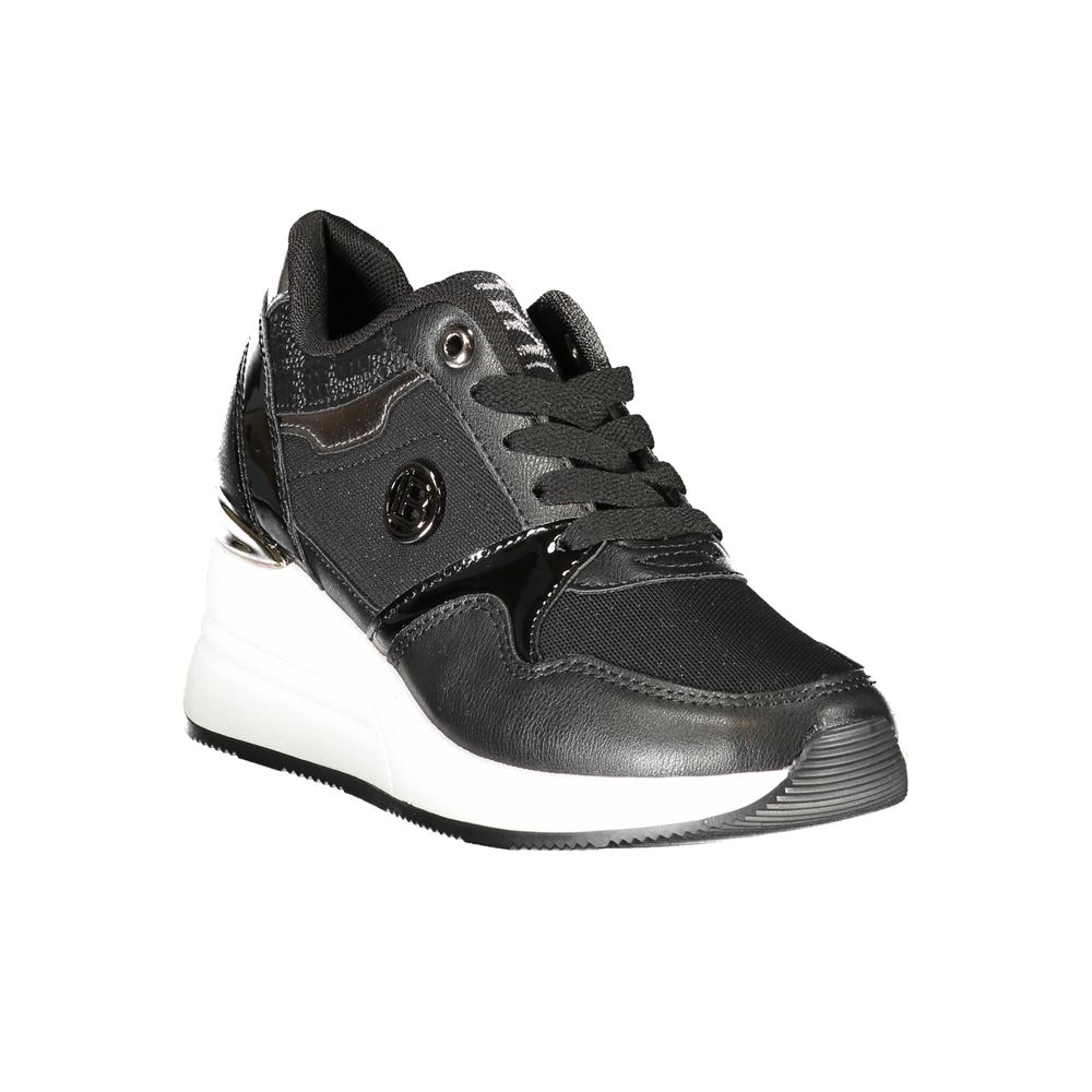 Laura Biagiotti Schwarzer Synthetik Damen Sneaker
