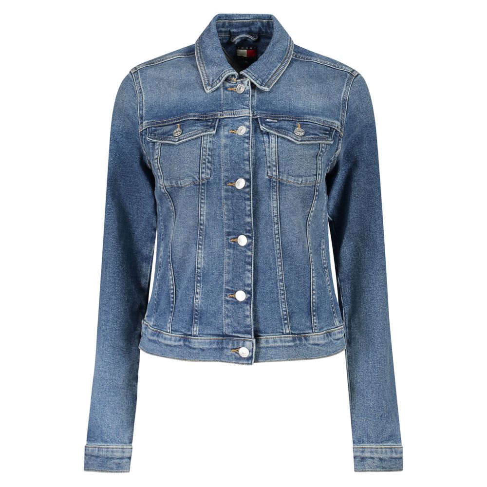 Tommy Hilfiger Blaue Baumwolle Frauen Jacke