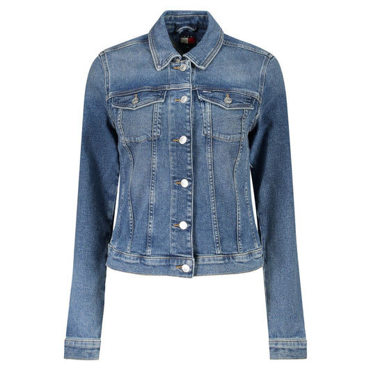 Tommy Hilfiger Blaue Baumwolle Frauen Jacke