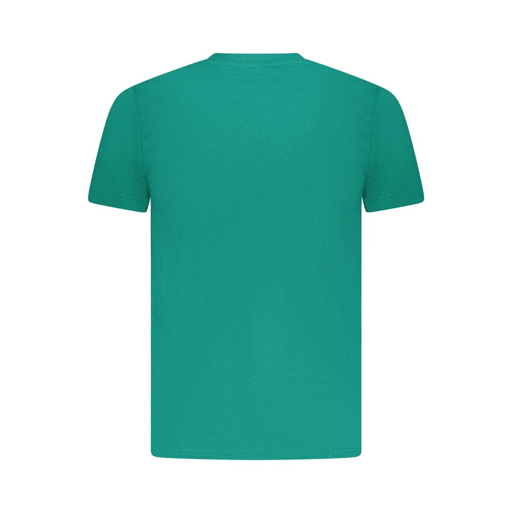 Cavalli Class Grünes Baumwolle Männer T-Shirt