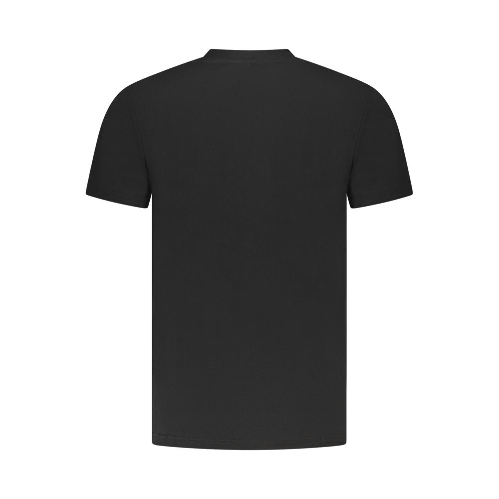 Cavalli Class Schwarzes Baumwolle Männer T-Shirt