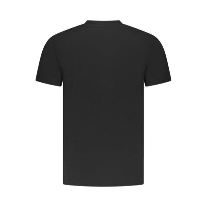 Cavalli Class Schwarzes Baumwolle Männer T-Shirt