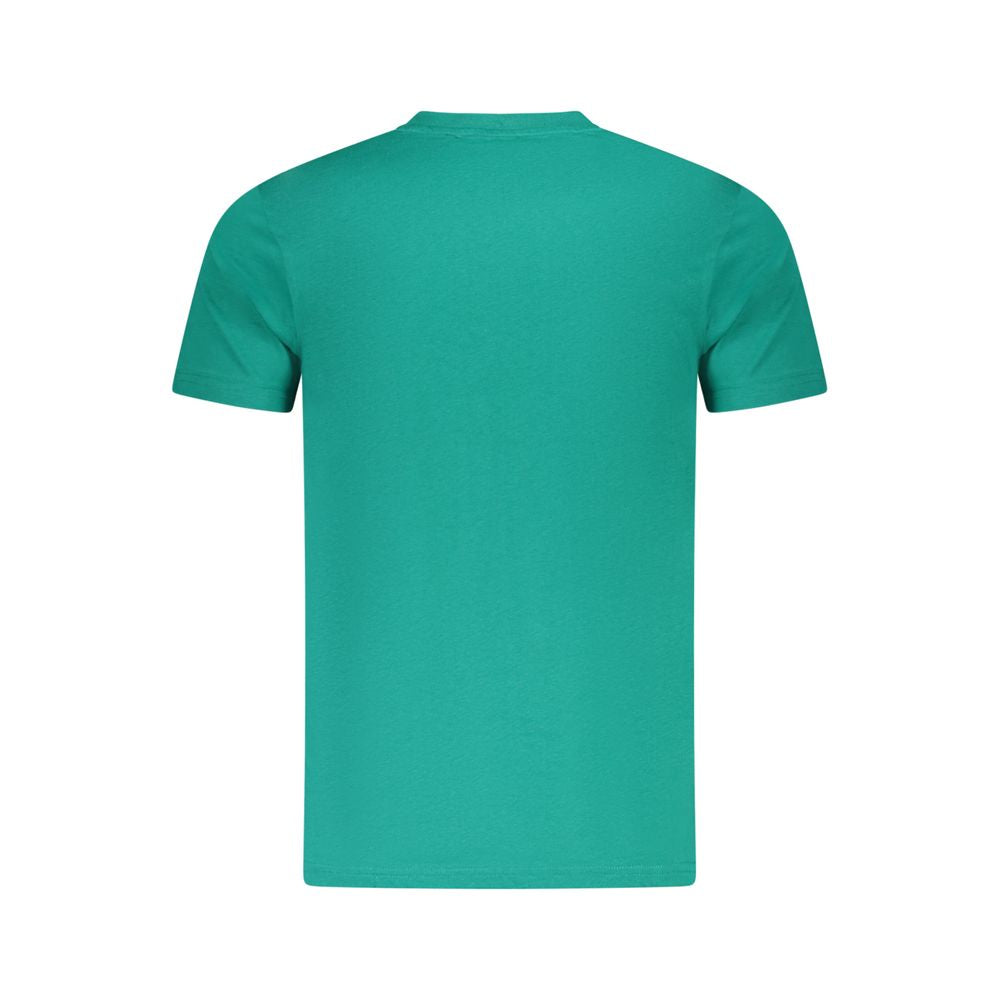 Cavalli Class Grünes Baumwolle Männer T-Shirt