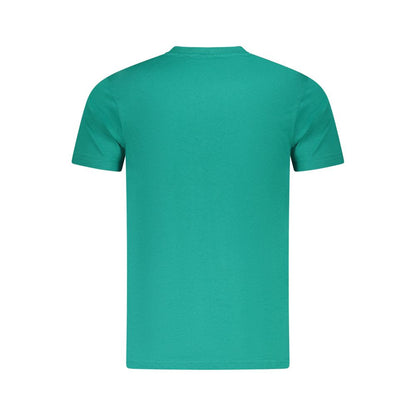 Cavalli Class Grünes Baumwolle Männer T-Shirt