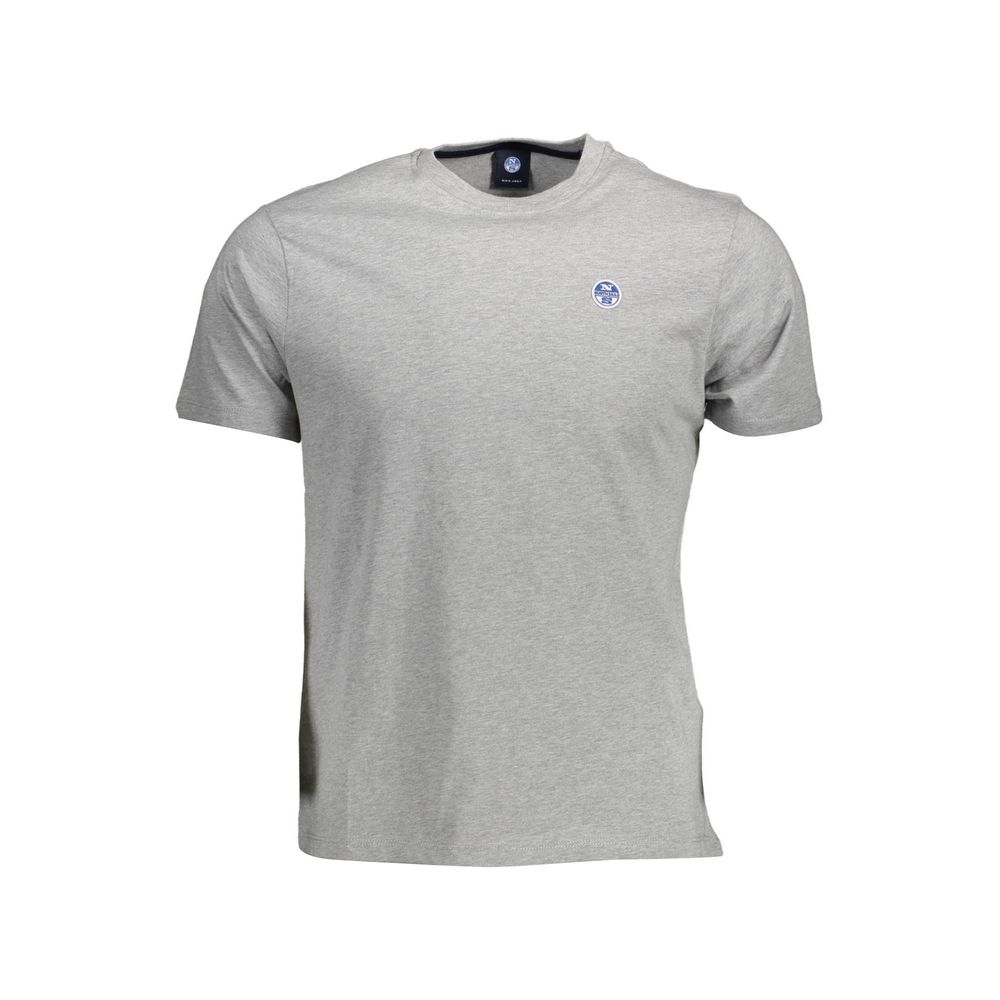 North Sails Braunes Baumwoll-T-Shirt für Männer