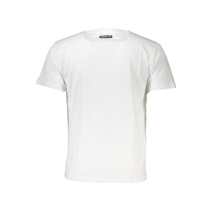 Cavalli Class Weißes Baumwolle Männer T-Shirt