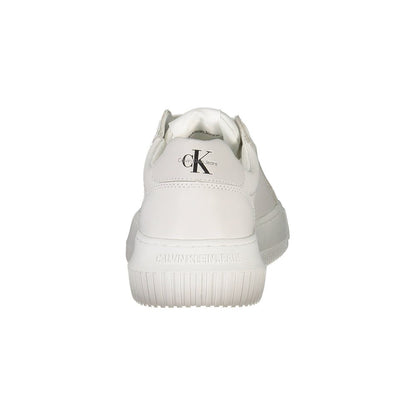 Calvin Klein Weißer Polyester Damen Sneaker