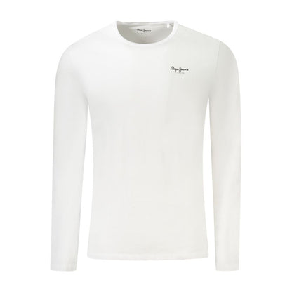 Pepe Jeans Weißes Baumwolle Männer T-Shirt