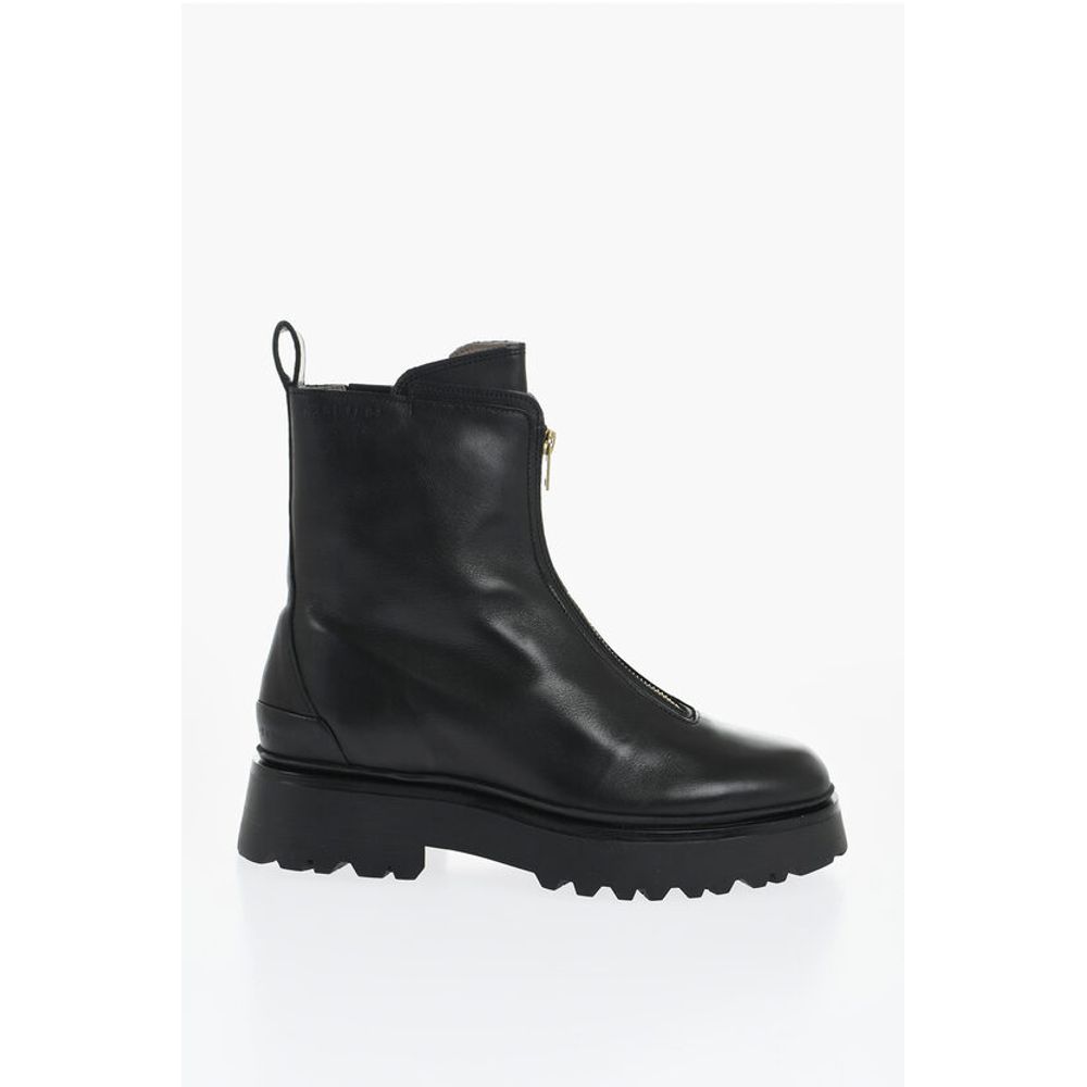 AllSaints Lederstiefel OPHELIA mit Frontalreißverschluss